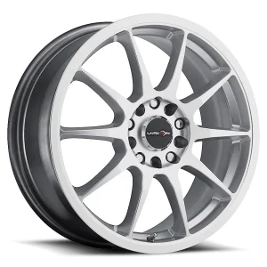 Vision Wheel Street Designs – 425 BANE – Silver – 15″x6.5″ 38mm – All weather Wheels – 425-5618HS38
